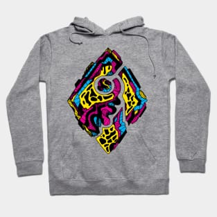 CMYK Abstract Rhombus Hoodie